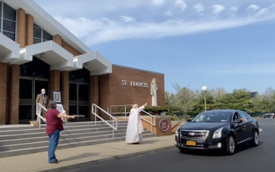 Divine Mercy Sunday Drive -Through Veneration