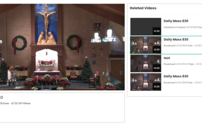 All Masses are Now Online… LIVE!!