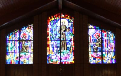 The Windows of our Church: The Life of St Francis of Assisi – Left Panel Story