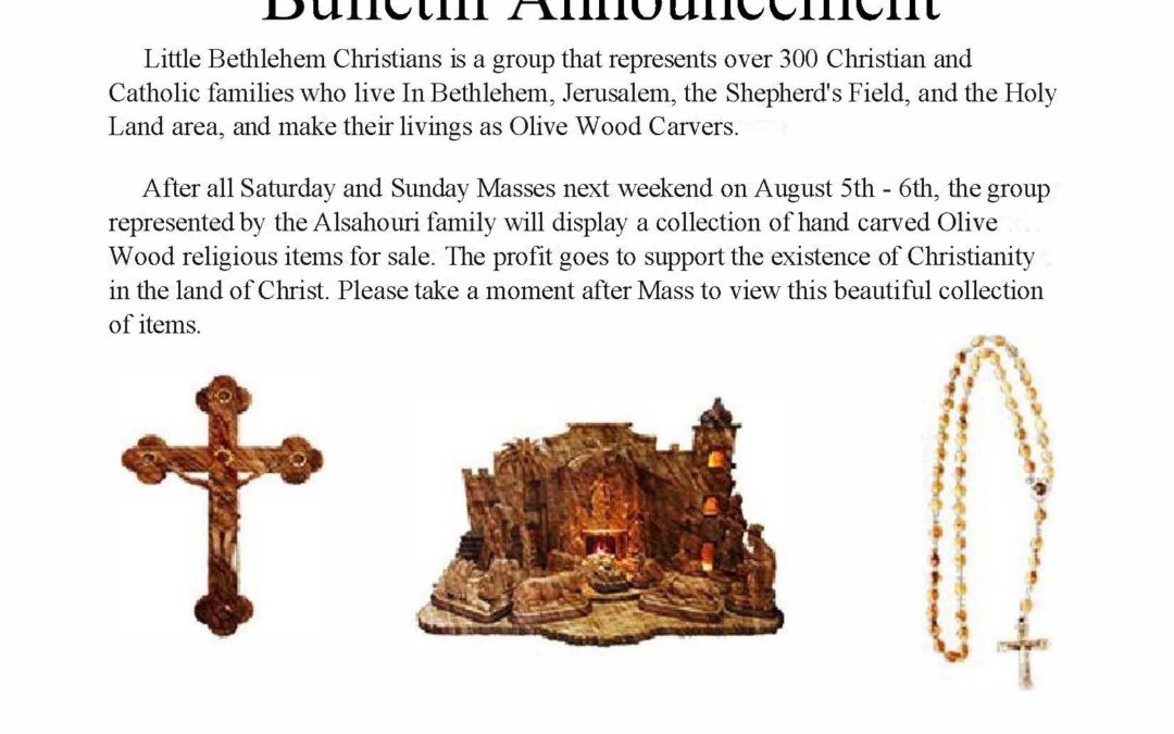 Little Bethlehem Christian Group Bulletin Announcement